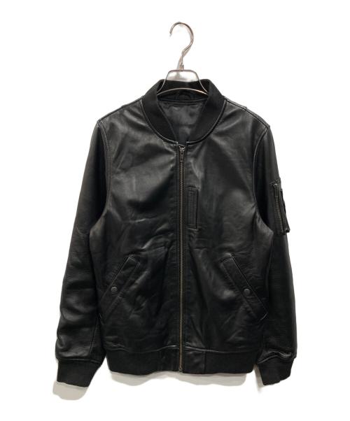 VIIBOY（バイボイ）VIIBOY (バイボイ) ラムレザージャケット ブラック サイズ:Ｓの古着・服飾アイテム