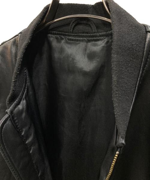 VIIBOY（バイボイ）VIIBOY (バイボイ) ラムレザージャケット ブラック サイズ:Ｓの古着・服飾アイテム