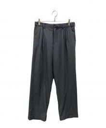 M.P Studios（エムピーストゥディオ）の古着「ワイドスラックス」｜グレー