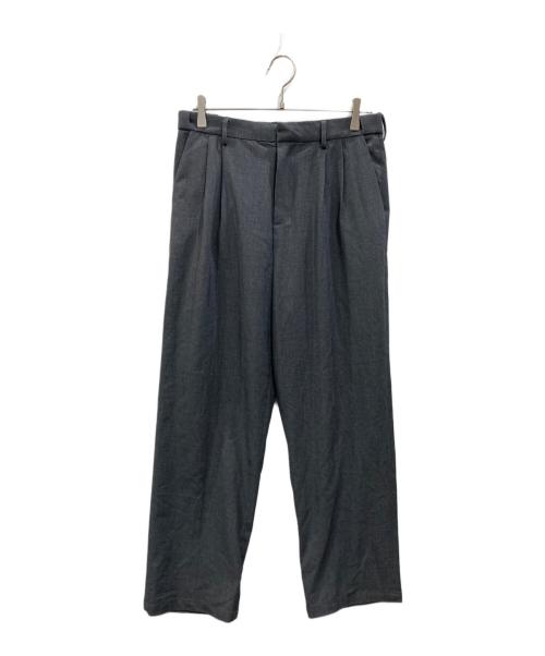 M.P Studios（エムピーストゥディオ）M.P Studios (エムピーストゥディオ) ワイドスラックス グレー サイズ:Lの古着・服飾アイテム