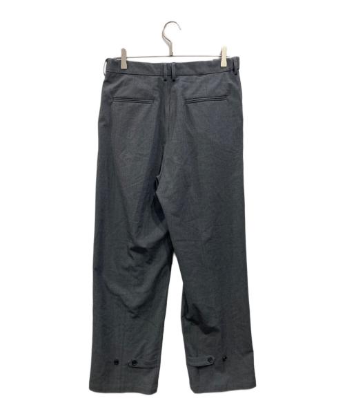 M.P Studios（エムピーストゥディオ）M.P Studios (エムピーストゥディオ) ワイドスラックス グレー サイズ:Lの古着・服飾アイテム