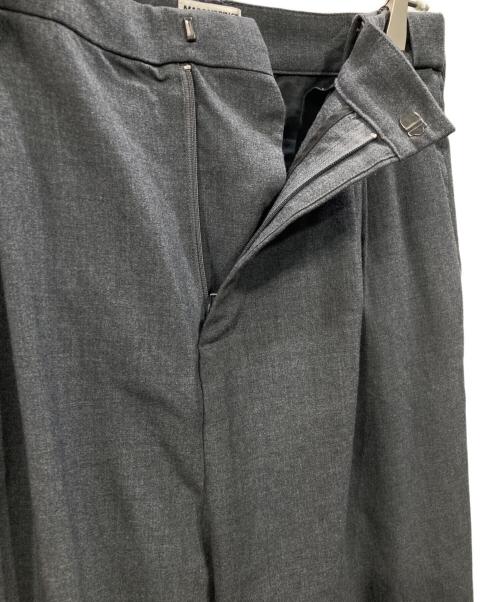 M.P Studios（エムピーストゥディオ）M.P Studios (エムピーストゥディオ) ワイドスラックス グレー サイズ:Lの古着・服飾アイテム