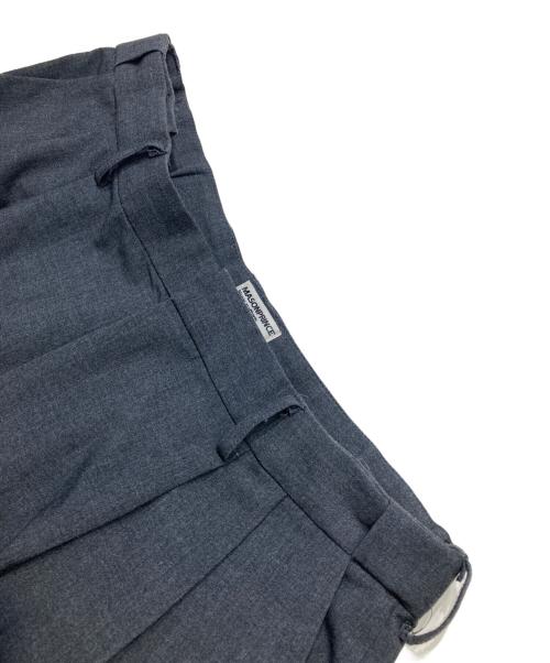 M.P Studios（エムピーストゥディオ）M.P Studios (エムピーストゥディオ) ワイドスラックス グレー サイズ:Lの古着・服飾アイテム