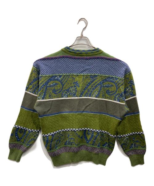 KENZO GOLF（ケンゾー ゴルフ）KENZO GOLF (ケンゾー ゴルフ) デザインニット グリーン サイズ:SIZE4の古着・服飾アイテム