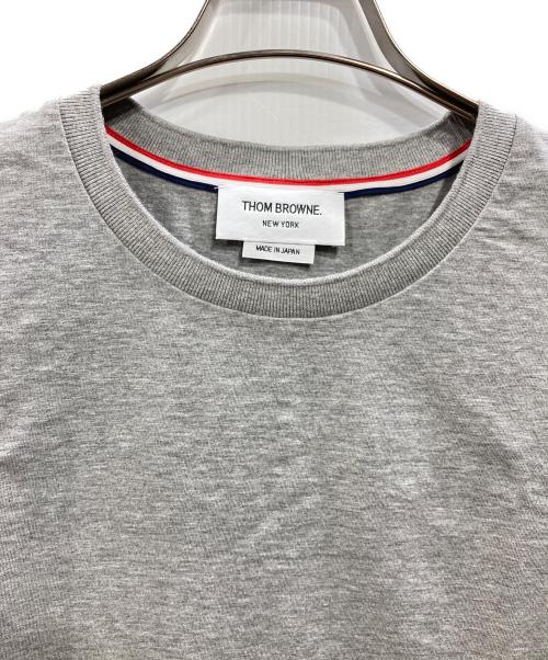 Thom Browne（トムブラウン）Thom Browne (トムブラウン) クルーネックカットソー グレー サイズ:Sの古着・服飾アイテム