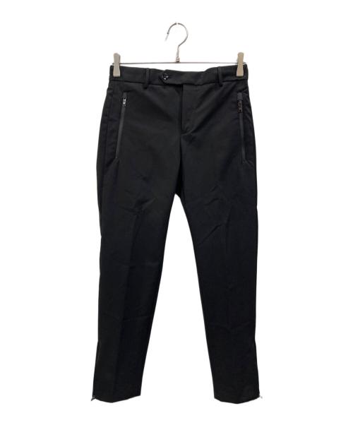 PT TORINO（ピーティートリノ）PT TORINO (ピーティートリノ) ストレッチナイロンテーパードパンツ ブラック サイズ:SIZE46の古着・服飾アイテム