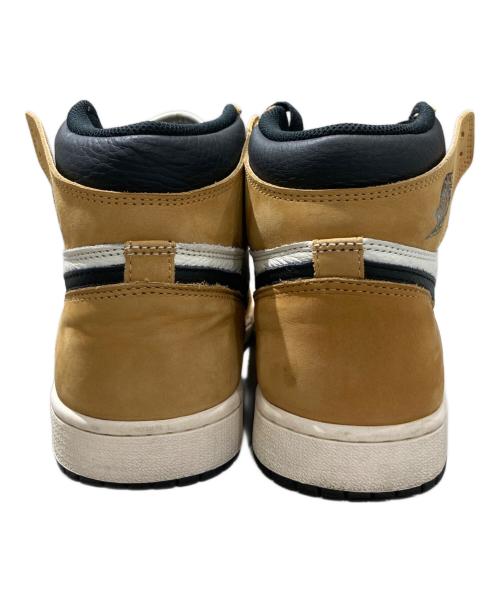 NIKE（ナイキ）NIKE (ナイキ) AIR JORDAN 1 RETRO ROOKIE OF THE YEAR ホワイト×ブラウン サイズ:28の古着・服飾アイテム