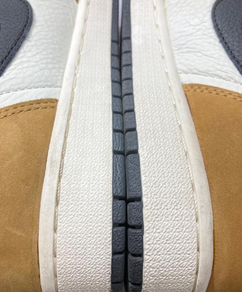 NIKE（ナイキ）NIKE (ナイキ) AIR JORDAN 1 RETRO ROOKIE OF THE YEAR ホワイト×ブラウン サイズ:28の古着・服飾アイテム