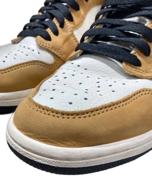 NIKE（ナイキ）NIKE (ナイキ) AIR JORDAN 1 RETRO ROOKIE OF THE YEAR ホワイト×ブラウン サイズ:28の古着・服飾アイテム