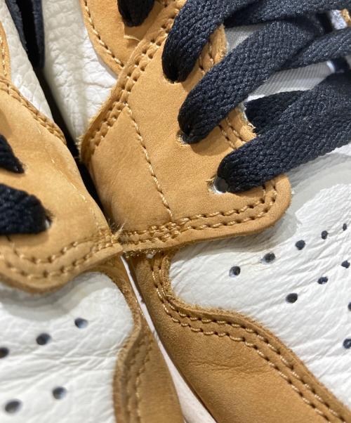 NIKE（ナイキ）NIKE (ナイキ) AIR JORDAN 1 RETRO ROOKIE OF THE YEAR ホワイト×ブラウン サイズ:28の古着・服飾アイテム