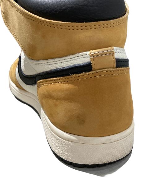 NIKE（ナイキ）NIKE (ナイキ) AIR JORDAN 1 RETRO ROOKIE OF THE YEAR ホワイト×ブラウン サイズ:28の古着・服飾アイテム