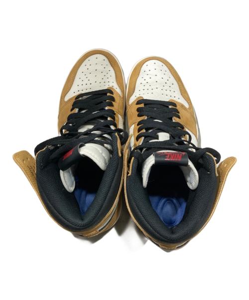 NIKE（ナイキ）NIKE (ナイキ) AIR JORDAN 1 RETRO ROOKIE OF THE YEAR ホワイト×ブラウン サイズ:28の古着・服飾アイテム