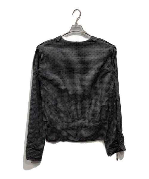 Vivienne Westwood man（ヴィヴィアン ウェストウッド マン）Vivienne Westwood man (ヴィヴィアン ウェストウッド マン) チェックデザインプルオーバーシャツ グレー サイズ:46の古着・服飾アイテム