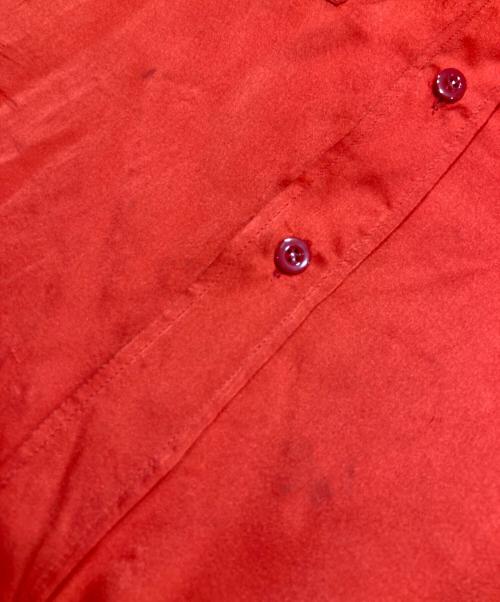 Yohji Yamamoto pour homme（ヨウジヤマモト プールオム）Yohji Yamamoto pour homme (ヨウジヤマモト プールオム) シルクシャツ レッド サイズ:3の古着・服飾アイテム