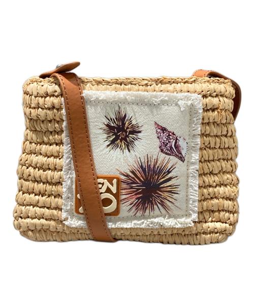 KENZO（ケンゾー）KENZO (ケンゾー) ショルダーラフィアバッグ ベージュ サイズ:-の古着・服飾アイテム