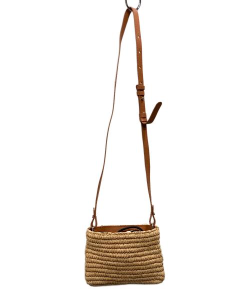 KENZO（ケンゾー）KENZO (ケンゾー) ショルダーラフィアバッグ ベージュ サイズ:-の古着・服飾アイテム