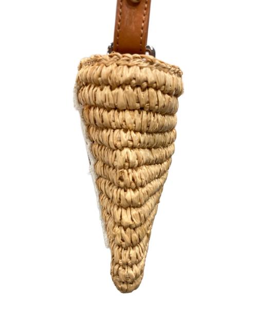 KENZO（ケンゾー）KENZO (ケンゾー) ショルダーラフィアバッグ ベージュ サイズ:-の古着・服飾アイテム