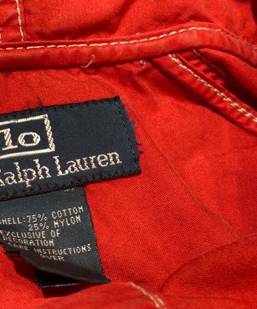 POLO RALPH LAUREN（ポロ・ラルフローレン）POLO RALPH LAUREN (ポロ・ラルフローレン) ジップアップジャケット レッド サイズ:不明の古着・服飾アイテム