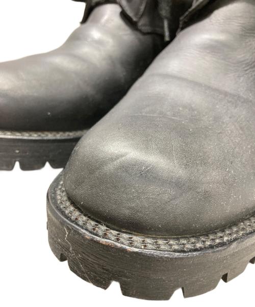 ISAMU KATAYAMA BACKLASH（イサムカタヤマ･バックラッシュ）ISAMU KATAYAMA BACKLASH (イサムカタヤマ・バックラッシュ) ダブルショルダーコンバットブーツ ブラック サイズ:27の古着・服飾アイテム