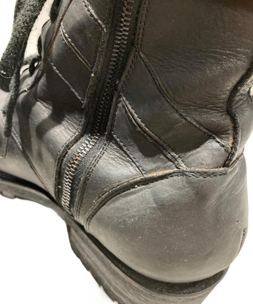 ISAMU KATAYAMA BACKLASH（イサムカタヤマ･バックラッシュ）ISAMU KATAYAMA BACKLASH (イサムカタヤマ・バックラッシュ) ダブルショルダーコンバットブーツ ブラック サイズ:27の古着・服飾アイテム