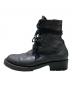 ISAMU KATAYAMA BACKLASH (イサムカタヤマ・バックラッシュ) ダブルショルダーコンバットブーツ ブラック サイズ:27：26000円