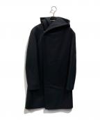 Junhashimotoジュンハシモト）の古着「WRAP COAT -WOOL MELTON-」｜ブラック