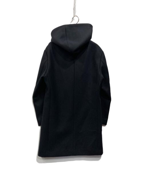Junhashimoto（ジュンハシモト）junhashimoto (ジュンハシモト) WRAP COAT -WOOL MELTON- ブラック サイズ:5の古着・服飾アイテム