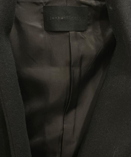 Junhashimoto（ジュンハシモト）junhashimoto (ジュンハシモト) WRAP COAT -WOOL MELTON- ブラック サイズ:5の古着・服飾アイテム