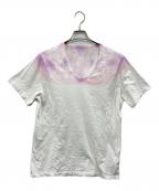 Maison Margielaメゾンマルジェラ）の古着「エイズTシャツ」｜ホワイト×ピンク