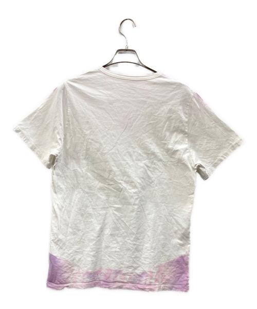 Maison Margiela（メゾンマルジェラ）Maison Margiela (メゾンマルジェラ) エイズTシャツ ホワイト×ピンク サイズ:3の古着・服飾アイテム