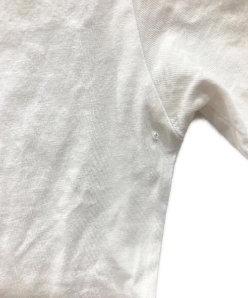 Maison Margiela（メゾンマルジェラ）Maison Margiela (メゾンマルジェラ) エイズTシャツ ホワイト×ピンク サイズ:3の古着・服飾アイテム