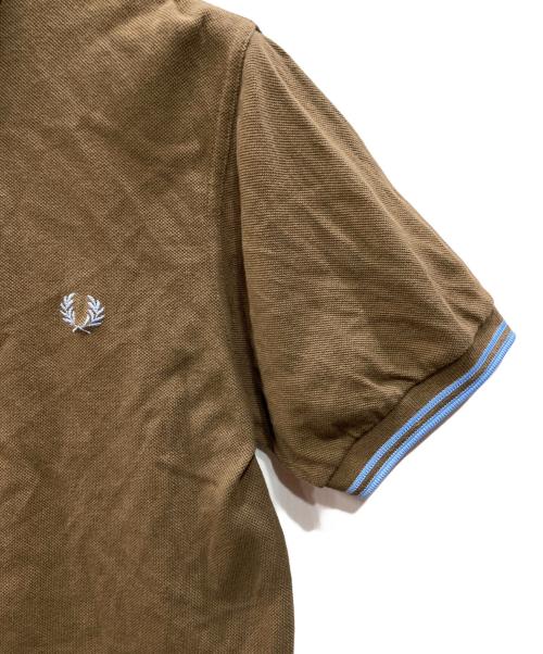 FRED PERRY（フレッドペリー）FRED PERRY (フレッドペリー) ポロシャツ ブラウン サイズ:Lの古着・服飾アイテム