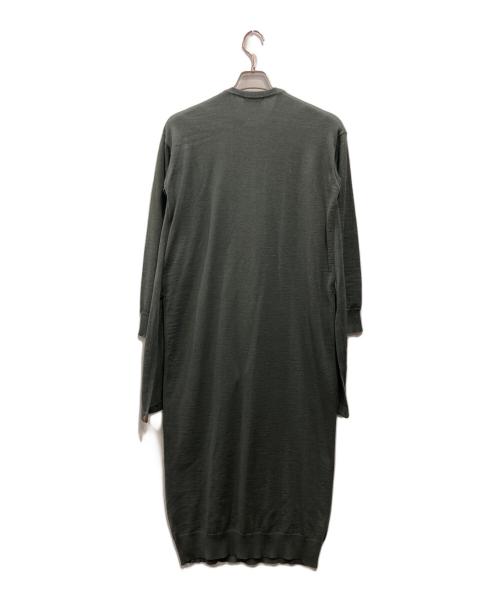 LEMAIRE（ルメール）LEMAIRE (ルメール) カーディガンドッキングニットワンピース グレー サイズ:XSの古着・服飾アイテム