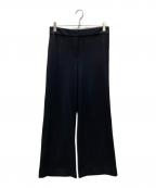 theoryセオリー）の古着「ウールワイドパンツ」｜ブラック