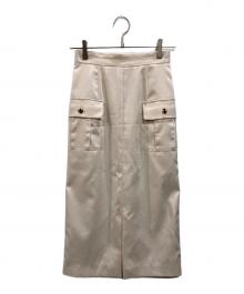 PROPORTION BODY DRESSING（プロポーションボディドレッシング）の古着「ポケット付きナロースカート」｜ライトピンク