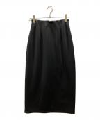 NOLLEY'S sophiノーリーズソフィー）の古着「ウォッシャブルダンボール前後2WAYタイトスカート」｜ブラック