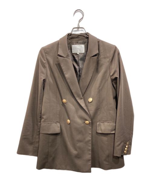 Rirandture（リランドチュール）Rirandture (リランドチュール) ダブルジャケット ブラウン サイズ:Ｓの古着・服飾アイテム
