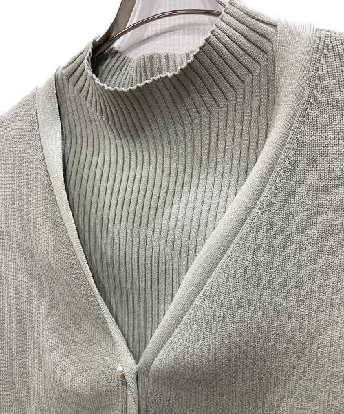 JUSGLITTY（ジャスグリッティー）JUSGLITTY (ジャスグリッティー) アンサンブルカーディガン グリーン サイズ:Mの古着・服飾アイテム