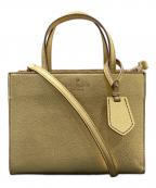 Kate Spadeケイトスペード）の古着「2WAYショルダーバッグ」｜ゴールド