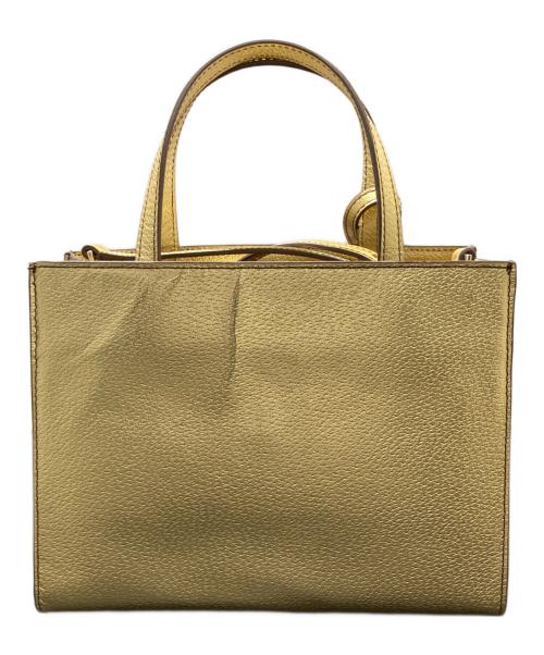 Kate Spade（ケイトスペード）Kate Spade (ケイトスペード) 2WAYショルダーバッグ ゴールドの古着・服飾アイテム