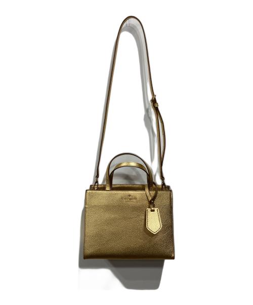 Kate Spade（ケイトスペード）Kate Spade (ケイトスペード) 2WAYショルダーバッグ ゴールドの古着・服飾アイテム