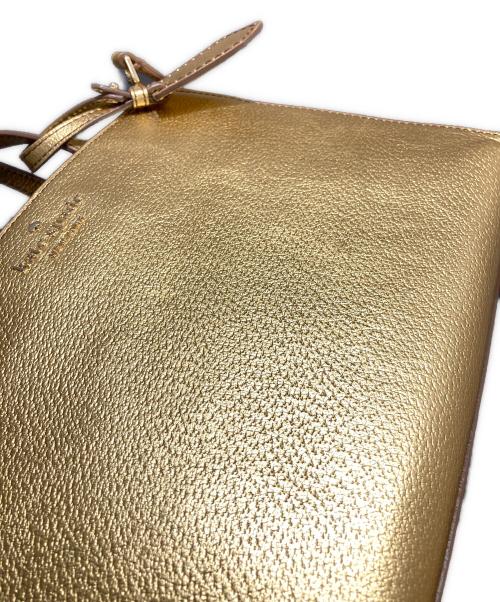 Kate Spade（ケイトスペード）Kate Spade (ケイトスペード) 2WAYショルダーバッグ ゴールドの古着・服飾アイテム