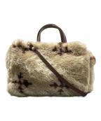 russetラシット）の古着「2WAYファーバッグ」｜ブラウン