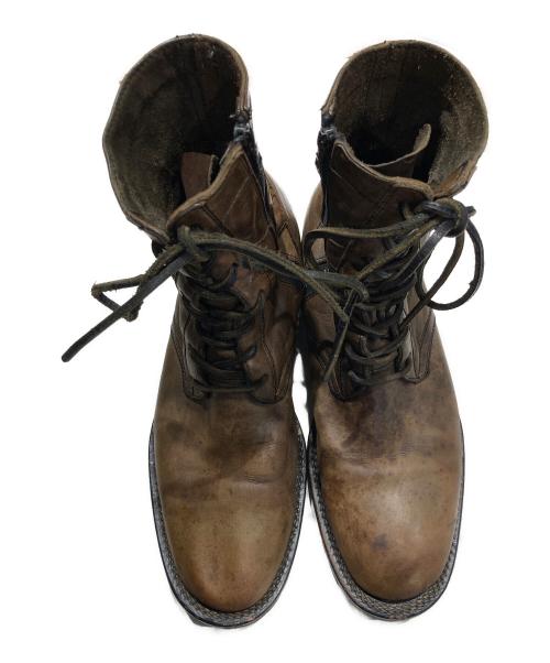 ISAMU KATAYAMA BACKLASH（イサムカタヤマ・バックラッシュ）ISAMU KATAYAMA BACKLASH (イサムカタヤマ・バックラッシュ) レースアップブーツ ブラウン サイズ:記載なしの古着・服飾アイテム