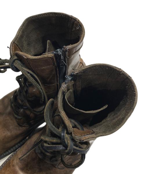 ISAMU KATAYAMA BACKLASH（イサムカタヤマ・バックラッシュ）ISAMU KATAYAMA BACKLASH (イサムカタヤマ・バックラッシュ) レースアップブーツ ブラウン サイズ:記載なしの古着・服飾アイテム