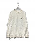 maison kitsuneメゾンキツネ）の古着「フォックスヘッド パッチ クラシック トレーナー」｜ホワイト