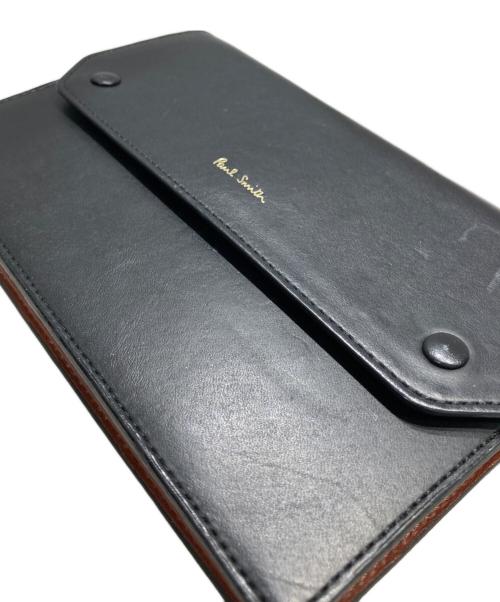 PAUL SMITH（ポールスミス）Paul Smith (ポールスミス) コンサティーナ ミニショルダーバッグ ブラック サイズ:-の古着・服飾アイテム