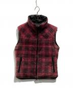 ISAMU KATAYAMA BACKLASHイサムカタヤマ・バックラッシュ）の古着「リバーシブルダウンベスト」｜レッド