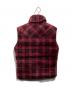 ISAMU KATAYAMA BACKLASH (イサムカタヤマ・バックラッシュ) リバーシブルダウンベスト レッド サイズ:3：7000円