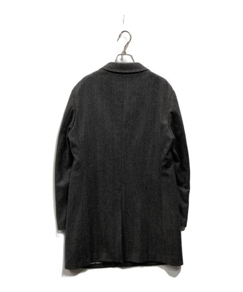 ESTNATION（エストネーション）ESTNATION (エストネーション) ヘリンボーンチェスターコート グレー サイズ:48の古着・服飾アイテム